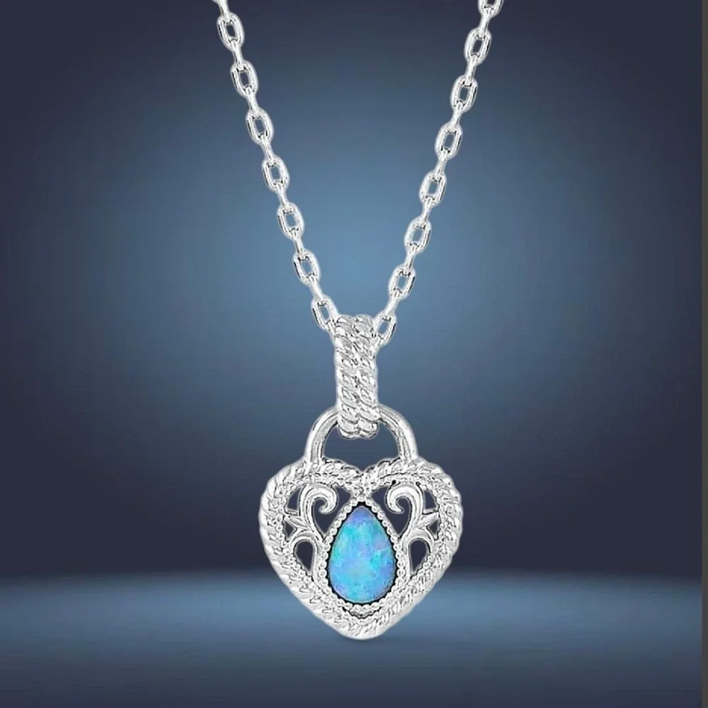 Montana Silversmiths Gleeful Heart Filigree Necklace Retail‎ $55 New